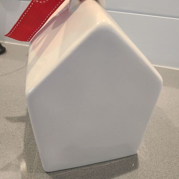 NWT Rae Dunn Blessed Birdhouse with Red Ribbon - Picture 3 of 5